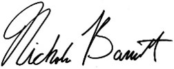 Nick Barrett Signature