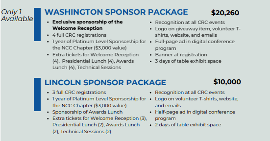 Sponsorship Package 1