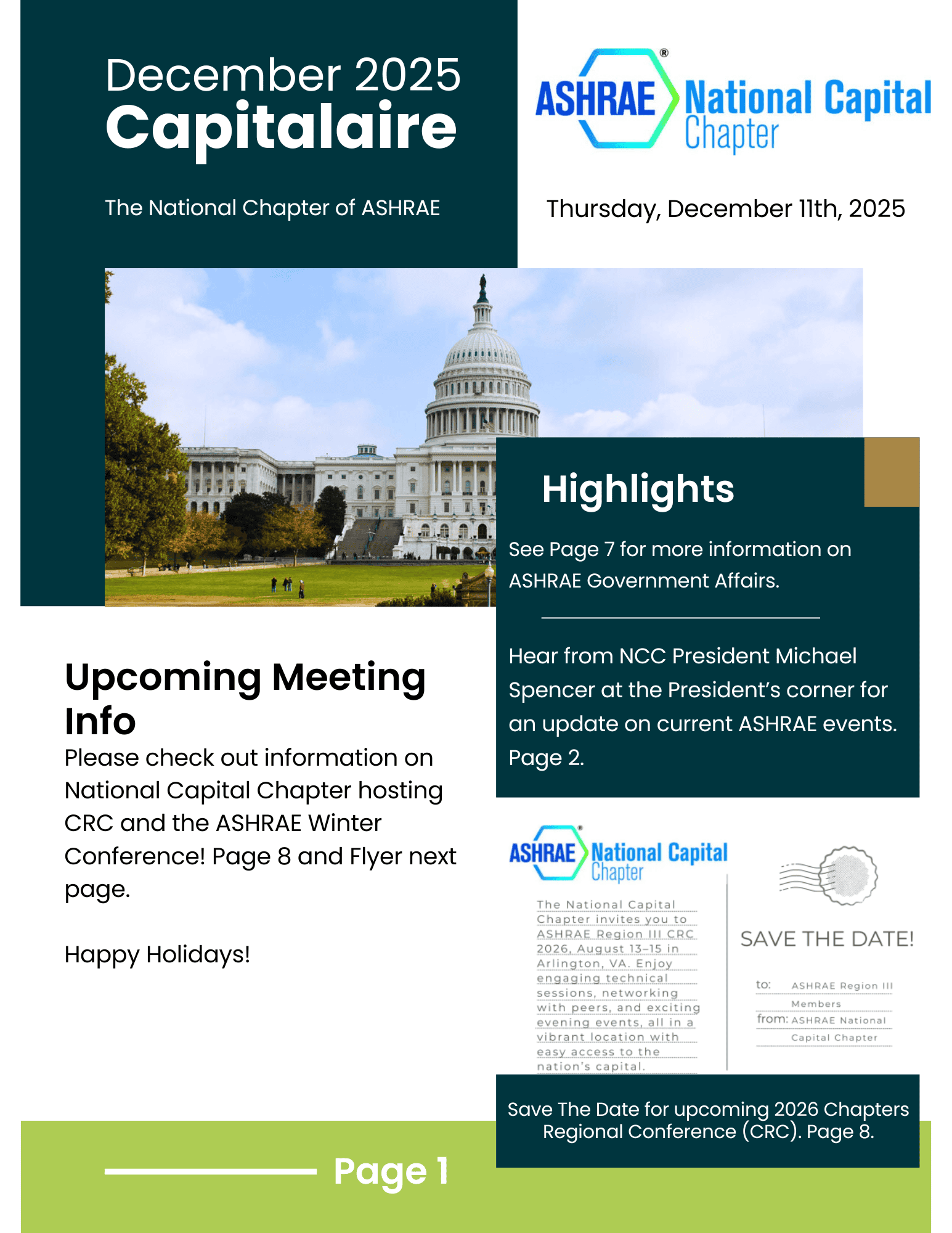 December Capitalaire Cover